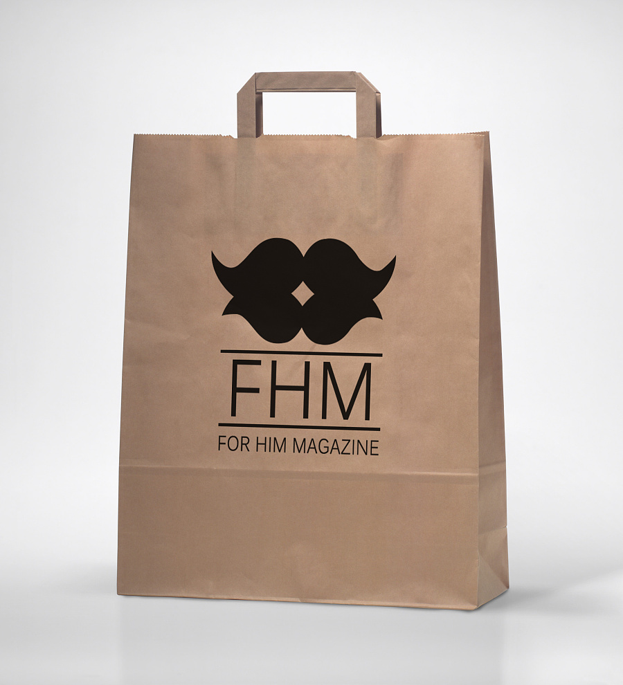 Custom Logo Printed Packaging Craft Paper Bag