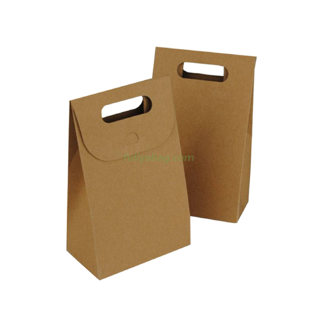 No Hand-held Kraft Paper Bag