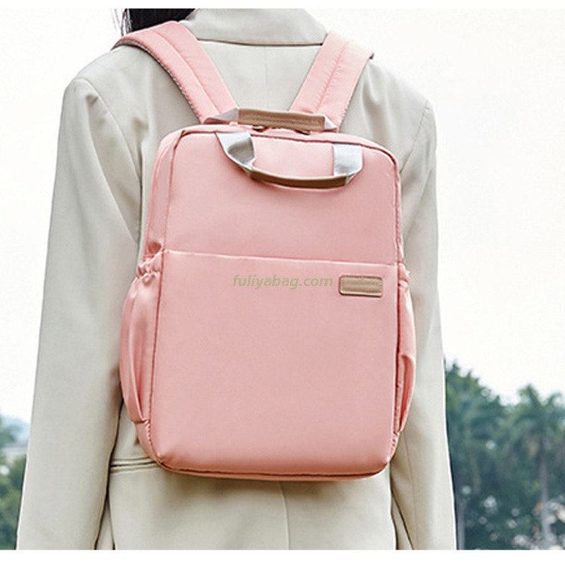 Custom Macaron Colored Lightweight Waterproof Female Student Portable Large Capacity Laptop Backpack for women