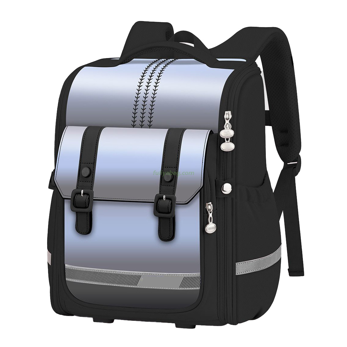 High End Girls Boys Kids Gradient Colors Waterproof Large Capacity Primary School Schoolbag Backpack for 1-6 Grades