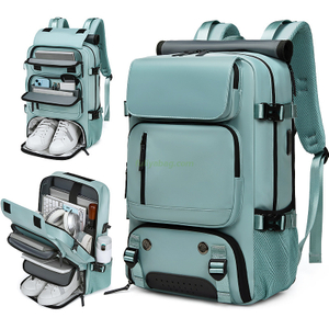 Custom Multi-Functional Vacuum Compression Business Trip Computer Laptop Backpack Waterproof Travel Backpack