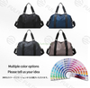 Luxury Men's Large Capacity Business PU Duffel Bag Fitness Waterproof Outdoor Travel Gym Bag With Shoes Compartment