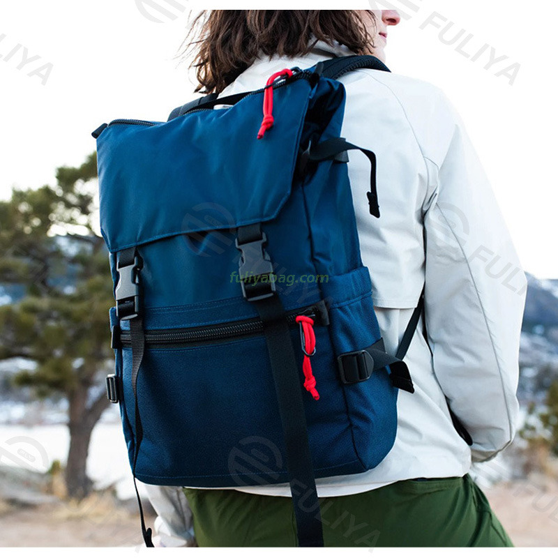 Custom Travel Hiking Casual Sport Daypack School Student Bag Waterproof Nylon Laptop Backpack with Logo