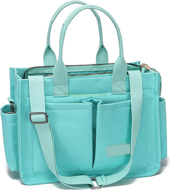 Large Womens Laptop Work Book Bags Crossbody Purse Handbag Shoulder Travel Messenger Canvas Tote Bag