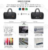 Custom Unisex Large Capacity Hand Carry Travel Luggage Bag Shoes Compartment Waterproof Sports Fitness Gym Duffel Bag