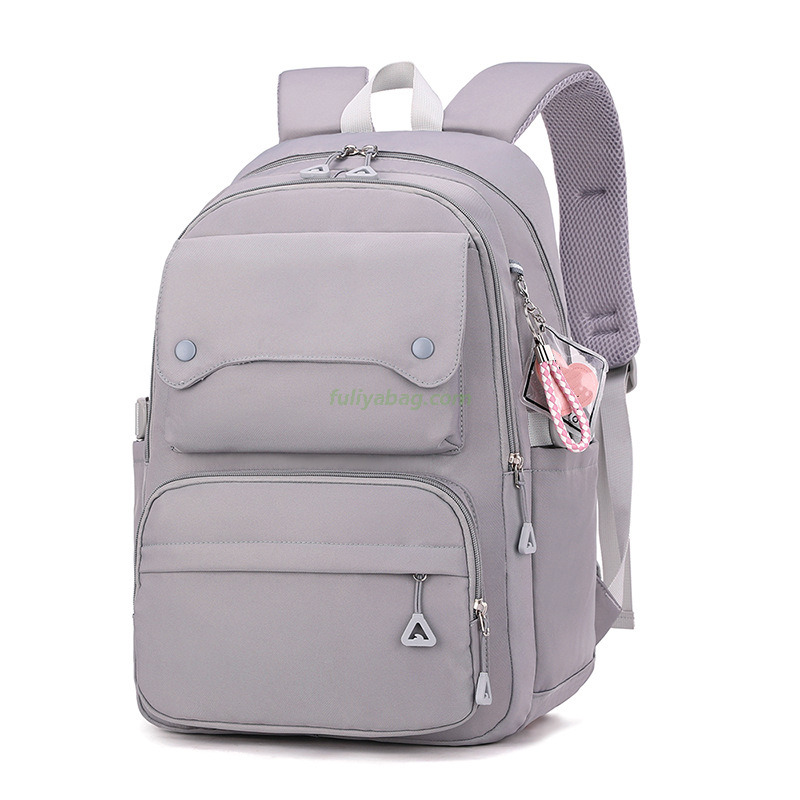 Custom Nylon Laptop Backpacks School Bags Unisex Casual Ladies Daily Travel High School Student Backpack for Girls