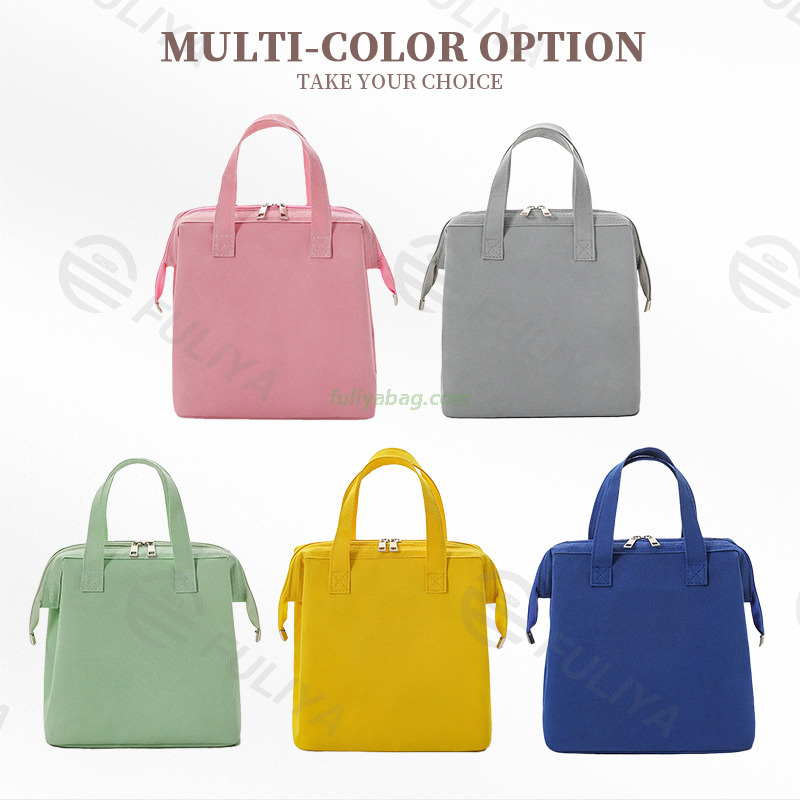 Portable Macaron Large Organizer Pouch Keep Food Fresh Thermal Bento Bag Lunch Coolers Bags and Insulated Bags