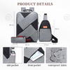 Custom New Backpack Business Notebook Bag Durable Large Capacity Casual Travel 3 Piece Set Laptop Backpacks