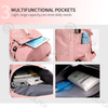 Custom Logo Fashionable PU Duffle Bag Portable Zipper Closure Shoe Compartment Sport Gym Travel Backpack for Men Women