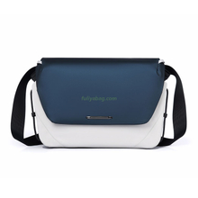 Custom Logo Large Capacity Outdoor Sports Motorcycle Cycling Bag Magnetic Buckle Messenger Bag Men's Crossbody Bag
