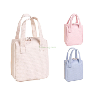 Large Capacity Handheld Organizer Bag Durable Portable Toiletry Travel Makeup Bag Pu Material Waterproof Cosmetic Bag