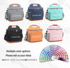 Factory Custom OEM ODM Insulated Ice Pack Lunch Cooler Bag 600D Oxford Thermal Bento Bag for Kids Adults Picnic Lunch