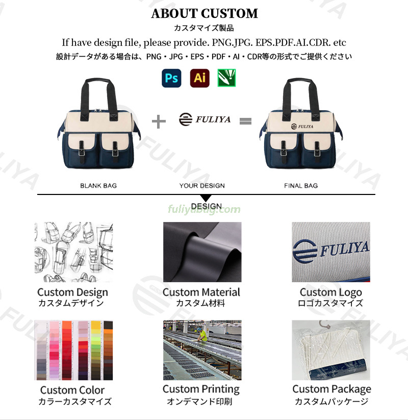Wholesale Large Capacity Sterilization Waterproof Outdoor Travel Mommy Diaper Backpack Tote Bag for Hospital Daily Used