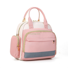 Stylish Hand Held Maternity Hospital Bag Large Capacity Multi Function Travel Mother Diaper Tote Bag Portable Mommy Bag