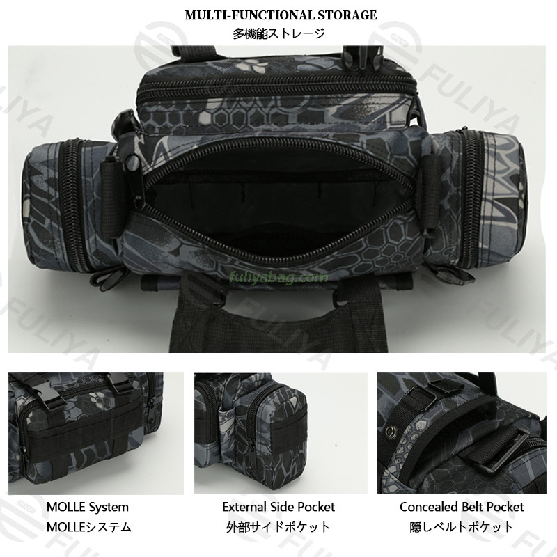 Wholesale 5L Waterproof 600D Oxford Cloth Multi Functional Camera Tactical Bag Outdoor Sports Running Fishing Waist Bag