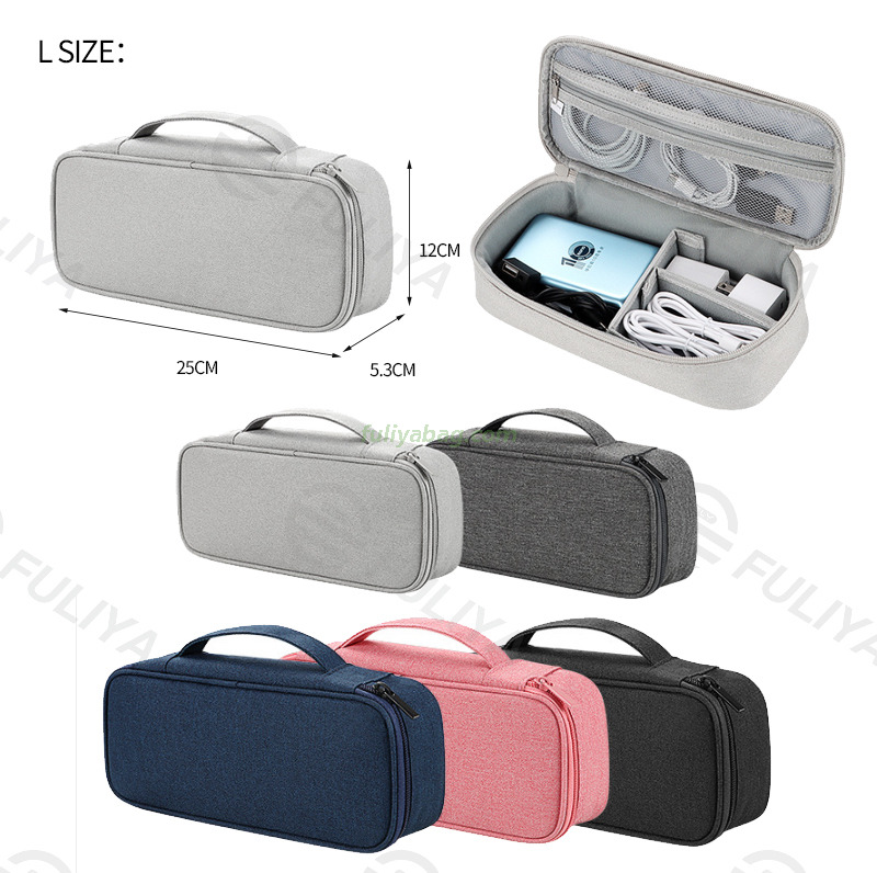 Custom Digital Gadget Charger Charging Accessories Bag Gear Electronic Organizers Storage Bag For Outdoor Travel