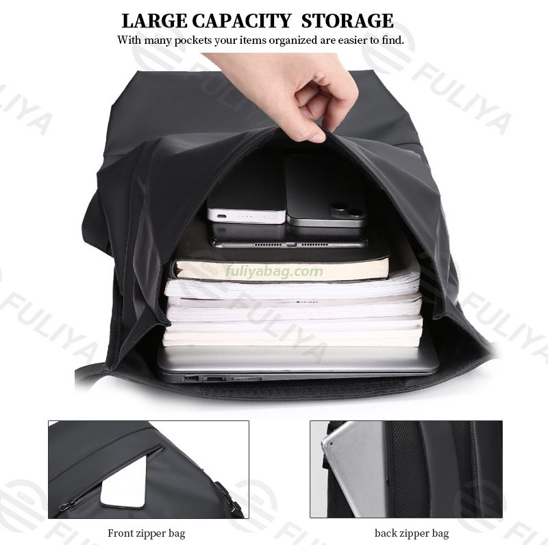 OEM ODM Large Capacity Business Computer Laptop Backpacks Travel Waterproof Outdoor Sports Roll Top Backpack