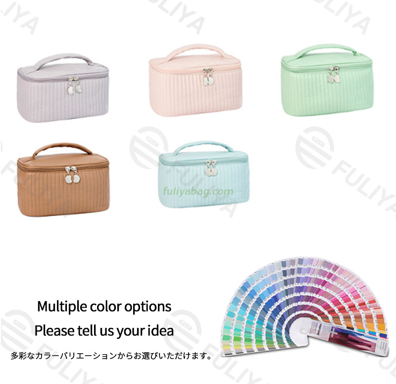 Custom Waterproof Cake Makeup Organizer Pouch Toiletry Cute Cases Bag Portable Pu Leather Travel Cosmetic Storage Bag