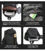 Custom Travel School Backpack Waterproof Lightweight College Ergonomic Bookbag Students Backpack for Boys Girls Teenagers