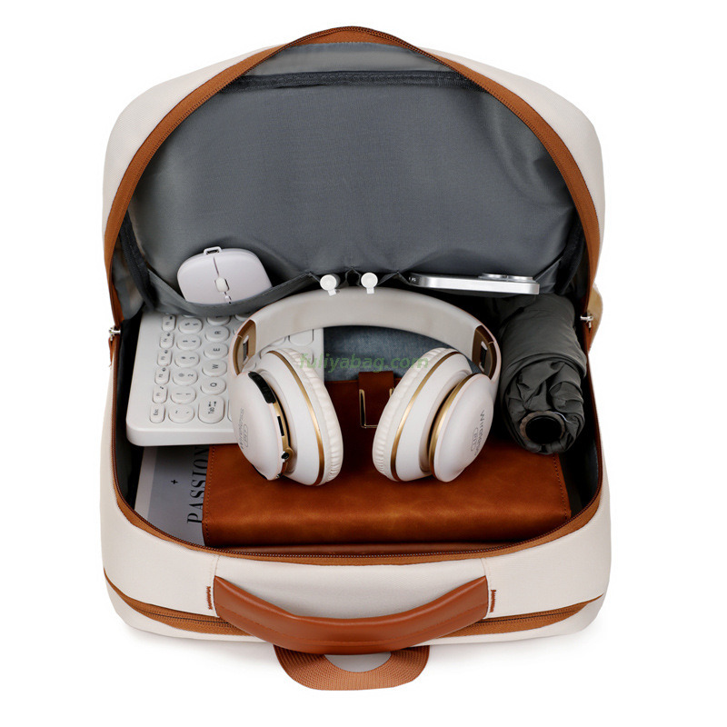 Custom Simple Multi Compartment Business Computer Student Backpack Large Capacity Leisure Laptop Travel Backpack