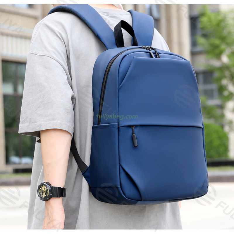 Unisex Simple Large Capacity 16 Inch Computer Backpack Bags Solid Color Casual Sports Student Men Laptop Backpack