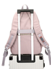 Customized Logo Lightweight Nylon Student Backpack Waterproof Large Capacity Beautiful Girls Pink School Bag