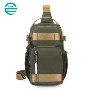 Custom Oxford Chest Bag Men Business Shoulder Fashion Leisure Cycling Hiking Travel Bag Large Capacity Crossbody Bag