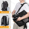 Custom Logo Travel Waterproof Large Photography Triangle Digital SLR Video Bag Camera Backpack with Laptop Compartment