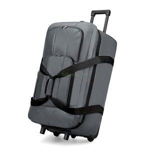 Custom Logo Waterproof Extra Large Oxford Travelling Bags Trolley Luggage Bag Folding Travel Bag Rolling Suitcase