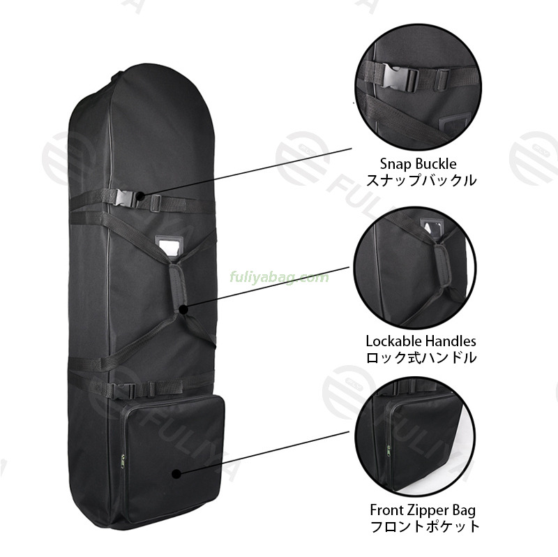 Custom Stand Model Golf Bag Foldable Rain Cover Waterproof Moisture-Proof Protective PU Dust Cover Golf Bag Accessories for Men
