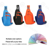 BSCI Factory Wholesale Running Bag Letter Decorated Chest Bag Sport Crossbody Shoulder Bag for Travel Gym School Work
