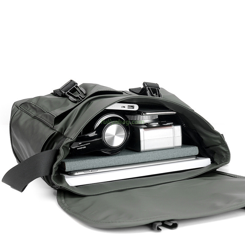 Custom Men Waterproof Large Capacity Shoulder Crossbody Laptop Bag Casual Sling Messenger Bag for Men