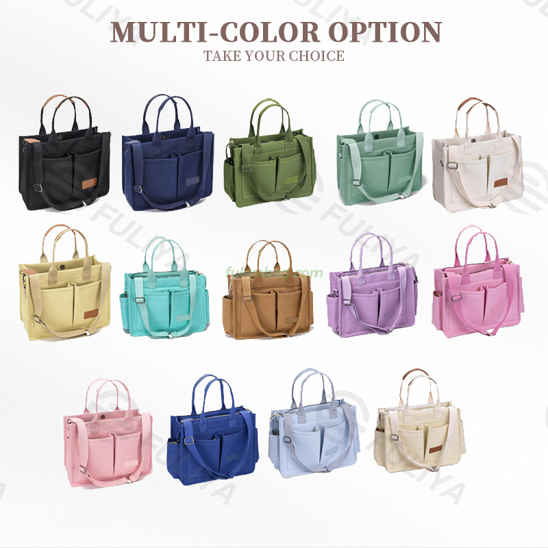 Large Womens Laptop Work Book Bags Crossbody Purse Handbag Shoulder Travel Messenger Canvas Tote Bag