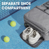 Customized Waterproof Duffel Shoulder Purse Padel Racket Backpack Pickleball Tennis Racket Bag With Shoe Compartment