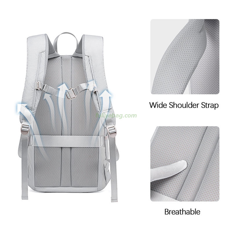 Large Capacity Waterproof Lightweight Travel Light Bag Casual Outdoor Hiking Backpack for College Sports Basketball