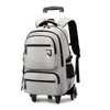 Fashion Large Capacity Waterproof Boys' Backpack Wear Resistant Student Backpack Schoolbags Teens Trolley Bags With Wheel
