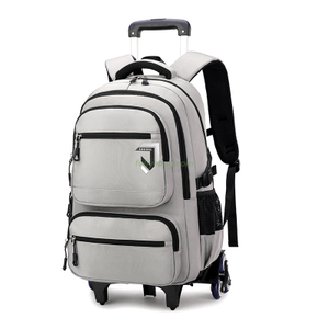 Fashion Large Capacity Waterproof Boys' Backpack Wear Resistant Student Backpack Schoolbags Teens Trolley Bags With Wheel