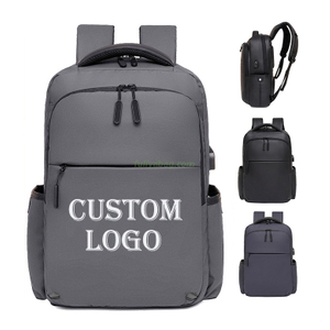 Factory Outlet Unisex Backpack Activities Waterproof College Outdoor Black 17 Inch Laptop Bags With USB Charging Port