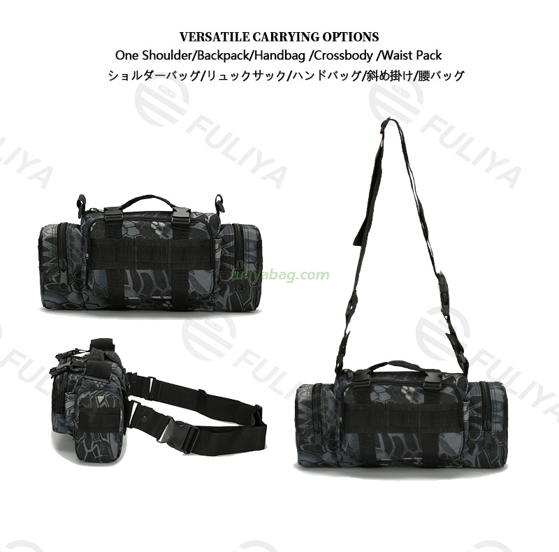 Wholesale 5L Waterproof 600D Oxford Cloth Multi Functional Camera Tactical Bag Outdoor Sports Running Fishing Waist Bag