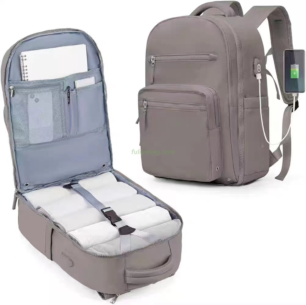 Custom Men Women Computer Bag Laptop Work Business Hiking Carry On Flight Approved Large Travel Backpack