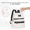 Customized Backpack Simple Fashionable Casual College Middle School Style Zipper Student Waterproof Backpack