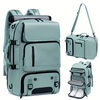 Fuliya Custom Unisex Multiple Compartments Sports Hiking Backpack Wet Dry Separation Waterproof Travel Laptop Backpack With USB