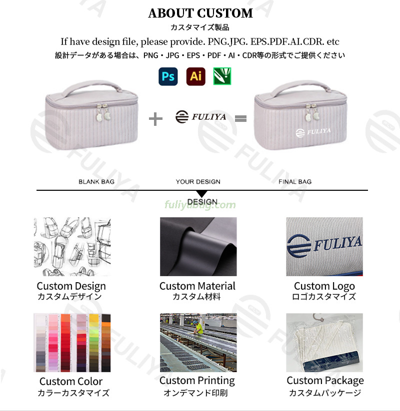 Custom Waterproof Cake Makeup Organizer Pouch Toiletry Cute Cases Bag Portable Pu Leather Travel Cosmetic Storage Bag