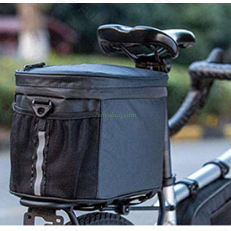 Factory OEM Custom Insulated Bicycle Seat Mounted Storage Pouch Insulated Cycling Thermal Bag for Outdoor Riding