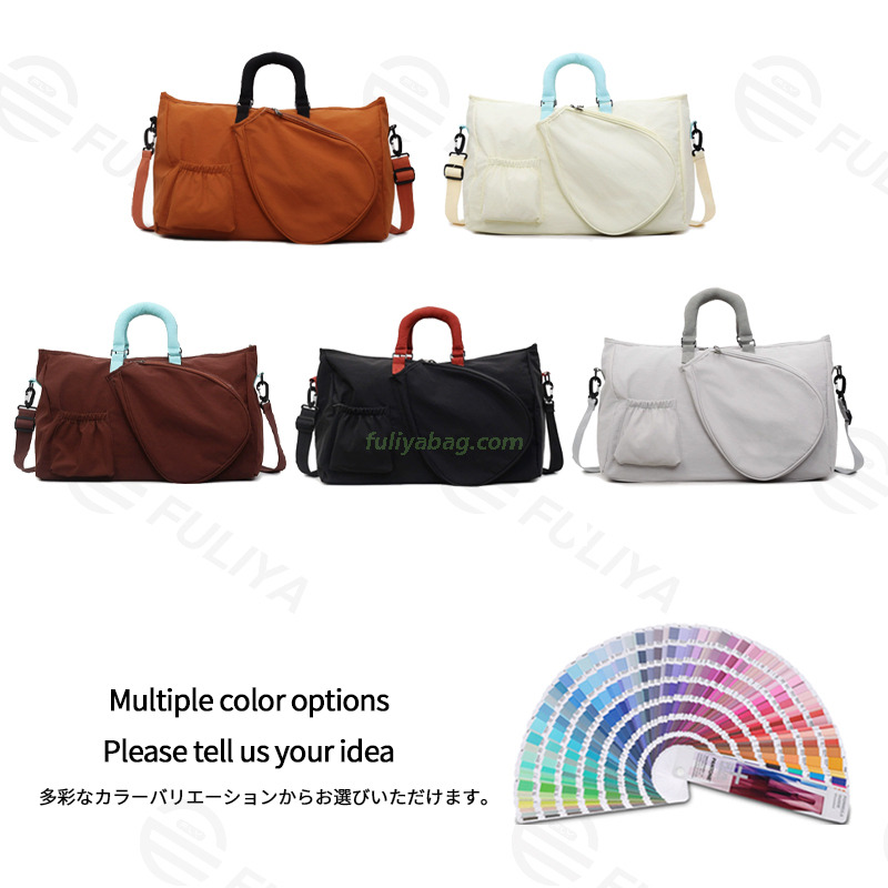 Custom Multi-Functional Lightweight Travel Training Badminton Gear Bag Gym Sports Duffle Bag With Racket Compartment