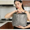 Custom Eco-Friendly Folding Food Pouch Reusable Leak-Proof Cooler Bag Tyvek Insulated Lunch Bag for Work School Picnic