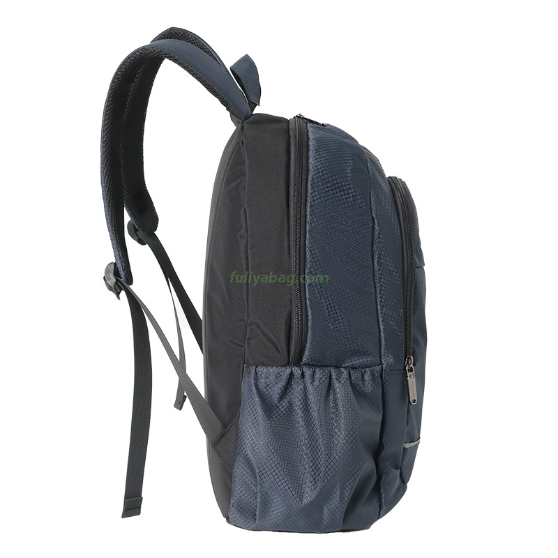 Unisex Durable Waterproof Zipper Polyester Large Capacity Laptop Backpack Comfortable Lightweight Travel Causal Backpack