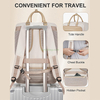 Custom Waterproof Men Women Expandable Flight Approved USB Backpack Shoes Compartment Business Travel Laptop Backpack