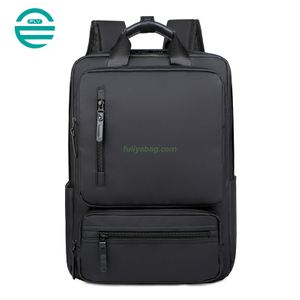 Wholesale Design Backpack Multi Functional Waterproof PU Leather Backpack Black Men School Laptop Bags Rucksack