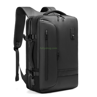 Custom Fashion Large Capacity Vacuum Airbag Backpack Waterproof Business Luggage Laptop Travel Backpack